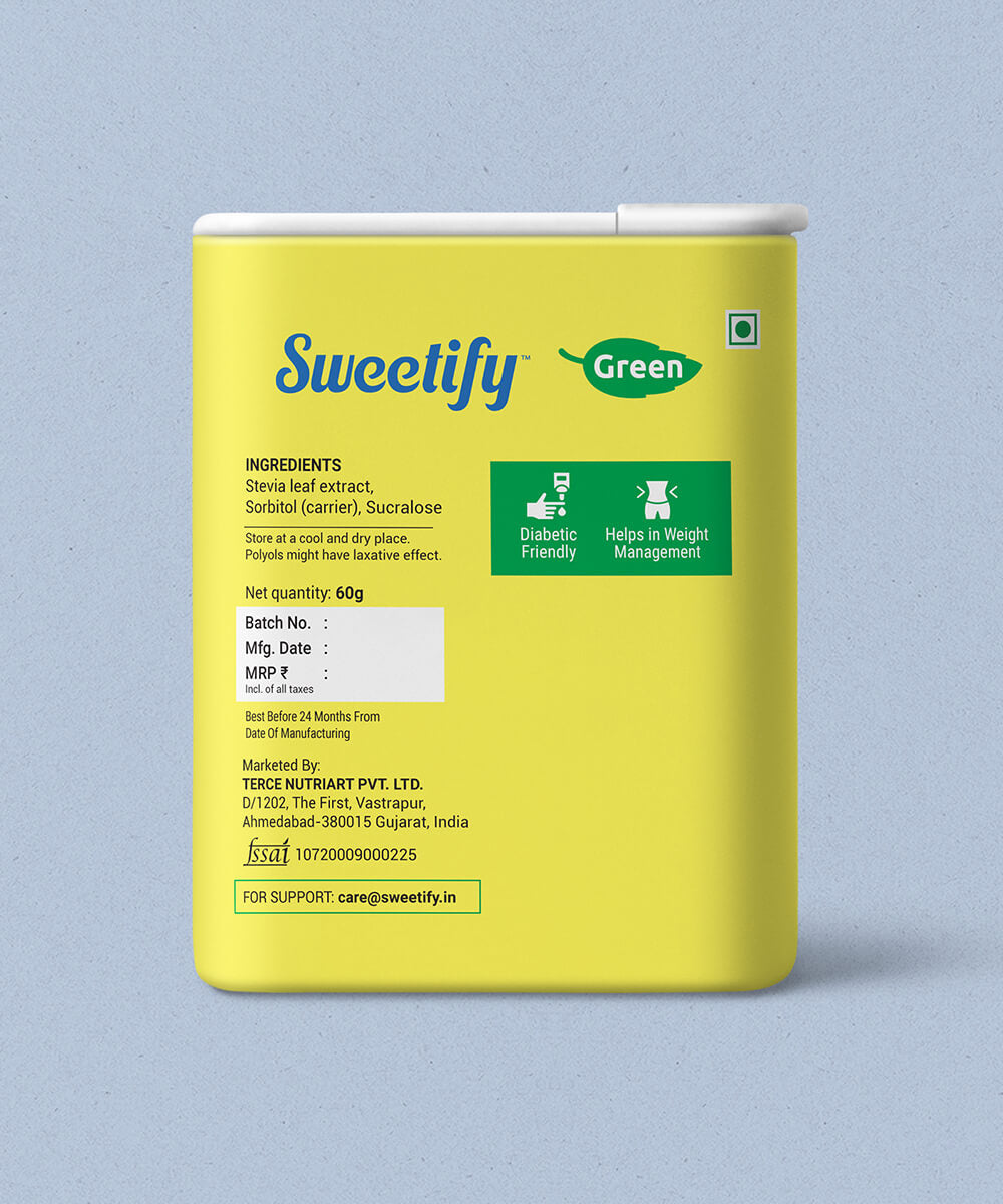 Zero Calorie Sugar-free Stevia Sweetener - Pellets